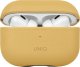 UNIQ Lyden DS - etui  ze sztucznej skóry do AirPods Pro 2 żółte/szare - Gwarancja bezpieczeństwa. Proste raty. Bezpłatna wysyłka od 170 zł. 1