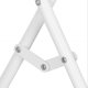 Stojak do wanienki dla niemowląt, wys. 86 cm stelaż stalowy, biały UNIWERSALNY 6