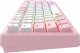 Klawiatura mechaniczna gamingowa HAVIT KB874L RGB (różowo-biała) 4