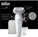 Braun Silk-épil 9 9-041, Silver, 40 tweezers, MicroGrip, Battery, 100 - 240 V, 50/60 Hz 1