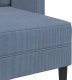 vidaXL Sofa 2-osobowa z leżanką w kształcie litery L, niebieska 7