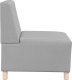vidaXL Sofa Fotel Cloud Grey 55 cm Tkanina 5