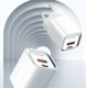 Ładowarka z kablem Licencja Apple MFI 20W 2x USB 3