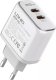 Ładowarka sieciowa LDNIO A2528M 2USB-C dla Apple + Kabel USB-C - Lightning 1
