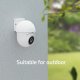 Hombli smarte outdoor Kamera, Compact Cam 4K, weiß 3