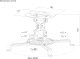 Equip Projector Ceiling Mount Bracket, Ceiling, 13.5 kg, Black, Stainless steel, -15 - 15°, 360° 7