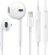 Słuchawki - JELLICO słuchawki przewodowe EP2A Lightning z mikrofonem 1.2M Biały 2
