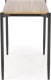NANDO table + 2 chairs color: natural / juodas 1