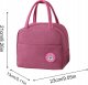 Torba termiczna izolacyjna typu lunch box RC-K-1079 różowa 7