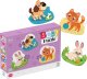 Dodo Puzzle 3w1 2-3-4 Elementy "Zwierzaki" Trzy Układanki Zwierzęta Domowe 4