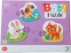 Dodo Puzzle 3w1 2-3-4 Elementy "Zwierzaki" Trzy Układanki Zwierzęta Domowe 5