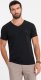 T-shirt męski V-neck SLIM FIT z elastanem i printem   czarny V1 OM-TSBC-0221 XXL 1