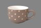 Kubek ceramiczny 450 ml w serduszka - elegancki idealny na kawę lub herbatę 3