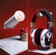 Lexip Mentor Zestaw słuchawkowy Przewodowy i Bezprzewodowy Opaska na głowę Gaming Bluetooth Czarny, Złoto, Czerwony, Biały 3