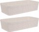 Storage Solutions Plastikowe koszyki do organizacji, 25 x 13,5 x 6 cm, 2 szt. 2