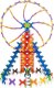 Incastro Colors 3w1 - 250 el. - Zestaw klocków konstrukcyjnych 3