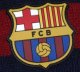 Czapka Zimowa FC Barcelona Gładka Granatowa Bordowa Barca Gumowy Herb Logo 1