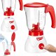 BLENDER KIELICHOWY Z AKCESORIAMI OWOCE FILIŻANKI TALERZYKI MIESZADŁO AGD 5