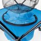 PLATINET CAMPING SET 2x CHAIR PADDED 55x55x44/90 CM + 1x TABLE 59x59x60 cm BLUE [461375] 1