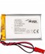 Akumulator Li-Po LP573450 Akyga AKY0081 3.7V / 980mAh PCM złącze JST 2-Pin 150mm 1
