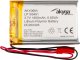 Akumulator Li-Po LP103451 Akyga AKY0664 3.7V / 1850mAh PCM złącze JST 2-Pin 150mm 1