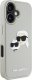 Etui Karl Lagerfeld HC 3D Rubber Double   Heads do iPhone 16 beżowy 4