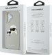 Etui Karl Lagerfeld HC 3D Rubber Double   Heads do iPhone 16 beżowy 8