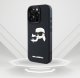 Etui Karl Lagerfeld HC 3D Rubber Double   Heads do iPhone 16 Pro czarny 11