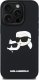 Etui Karl Lagerfeld HC 3D Rubber Double   Heads do iPhone 16 Pro czarny 3