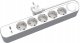 HOME EXTENSION CORD 5x SOCKETS 3m WITH SWITCH 1x USB-A 1x USB-C 1