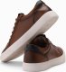 Męskie buty sneakersy ze skóry ekologicznej  brązowe V1 OM-FOCS-0179 45 5