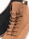 Męskie buty sneakersy za kostkę z ozdobnymi zakładkami  brązowe V3 OM-FOSH-0176 44 1