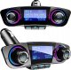 Transmiter FM Bluetooth QIKtech T01 z Ładowarką PENDRIVE SD 2X USB 1