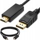 KABEL DISPLAY PORT DO HDMI 1,9m B107 1