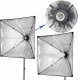 ZESTAW 2x SOFTBOX 50x70 + STATYW DOUBLE SHOX-003 11