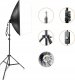 ZESTAW 2x SOFTBOX 50x70 + STATYW DOUBLE SHOX-003 13