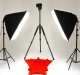 ZESTAW 2x SOFTBOX 50x70 + STATYW DOUBLE SHOX-003 1