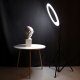 LAMPA PIERŚCIENIOWA LED 80W + PILOT RL-16 (3 uchwyty) 11