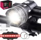 LAMPKA ROWEROWA CZARNA CBL-15 + LAMPKA TYLNA 1