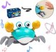 ZABAWKA UCIEKAJĄCY KRAB DLA DZIECI NIEBIESKI QC-1Y 20