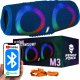 GŁOŚNIK BEZPRZEWODOWY BLUETOOTH RGB M3 NIEBIESKI 1