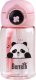 BUTELKA DZIECIĘCA PANDA NA WODĘ 360ML BR-0237 RÓŻOWA 1