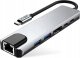 TECH-PROTECT HB02 HUB ADAPTER 6IN1 TYPE-C + USB2.0 + USB3.0 + HDMI 4K 30HZ + RJ45 + PD100W SPACE GREY 2