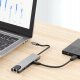 TECH-PROTECT HB02 HUB ADAPTER 6IN1 TYPE-C + USB2.0 + USB3.0 + HDMI 4K 30HZ + RJ45 + PD100W SPACE GREY 8