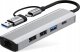 TECH-PROTECT HB03 HUB ADAPTER 5IN1 TYPE-C + USB2.0 + USB3.0 + RJ45 SPACE GREY 2