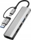 TECH-PROTECT HB03 HUB ADAPTER 5IN1 TYPE-C + USB2.0 + USB3.0 + RJ45 SPACE GREY 3