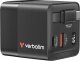Verbatim Gan Charger 65W 2xUSB-C PD,1xUSB-A, retrac. Cable  32217 1