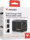 Verbatim Gan Charger 65W 2xUSB-C PD,1xUSB-A, retrac. Cable  32217 5