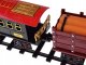 Kolejka z torami Lokomotywa z wagonami para wodna + światło RC0629 10