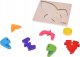 Jokomisiada Rakieta Puzzle drewniane Edukacyjna układanka dla dziecka ZA5370 2
